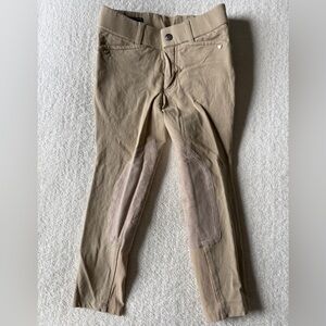 Ariat Beige Equestrian Pants, Girls Size 7